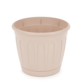 Горшок цв. Дионис 1,6 л 157*157*129 мм бежевый 