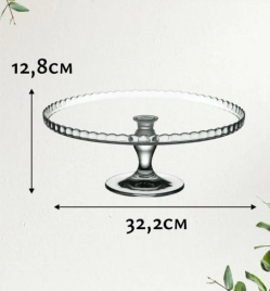 Блюдо 322 мм на ножке Патиссери