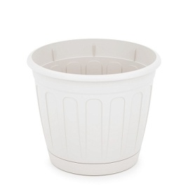 Горшок цв. Дионис 1,6 л 157*157*129 мм белый 