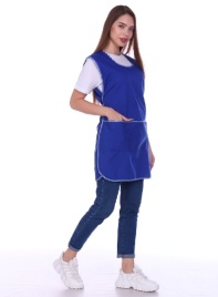 Фартук габардин большой василёк