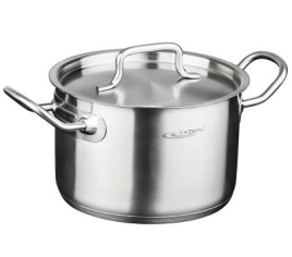 Кастрюля  3,0л (d18см; h12см) [ОБЩЕПИТ-ШЕФ] металл.кр. ТРС