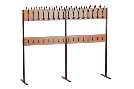 Вешалка напольная (гардеробная) на 32 крючка