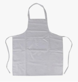 Фартук повара с грудкой (бязь) белый ГОСТ