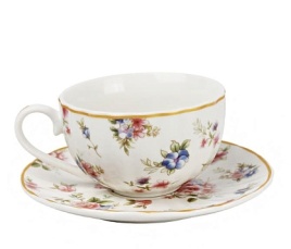 Набор чайный 12 предметов (блюдце 14 см + кружка 250 мл)