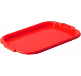 Поднос прямоугольный 490х330 мм красный