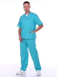 Костюм хирурга Бязь Гост (изумруд)