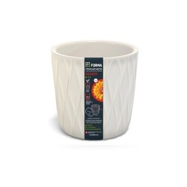 Горшок 11,2 л с дренажной вставкой Desert молочный