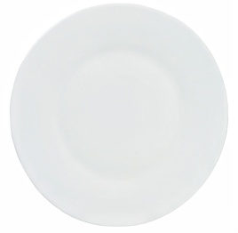 Тарелка мелкая плоская 20 см стеклокерамика