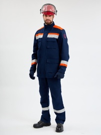 Костюм летний Энергия-А (13,2 кал.), т.синий/оранжевый
