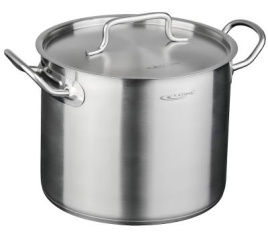 Кастрюля  7,0л (d22см; h18см) [ОБЩЕПИТ-ШЕФ] металл.кр. ТРС