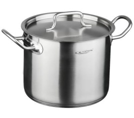 Кастрюля  5,0л (d20см; h16см) [ОБЩЕПИТ-ШЕФ] металл.кр. ТРС