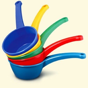 Ковш 1 л пластмассовый фото 1