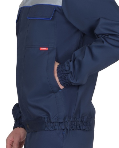 Костюм СИРИУС-МАСТЕР куртка, брюки, тёмно-синий с васильковым и СОП фото 7