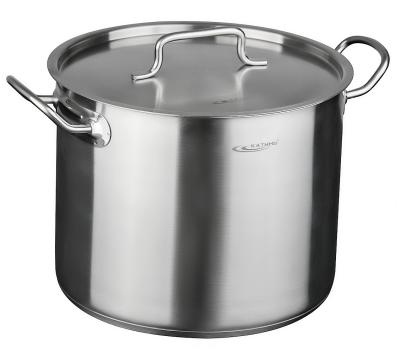 Кастрюля 11,0л (d26см; h21см) [ОБЩЕПИТ-ШЕФ] металл.кр. ТРС фото 1