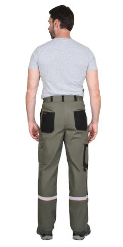 Брюки СИРИУС-СТАН оливковый с черным фото 2