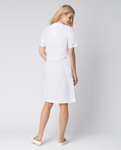 Халат женский Светлана (тк.ТиСи), белый фото 2