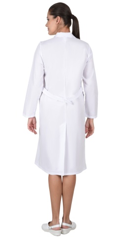 Халат СИРИУС-ЛИЗА женский белый с салатовым фото 2