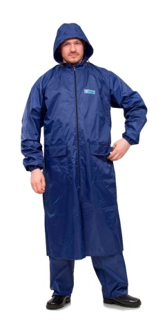 Плащ Poseidon WPL влагозащитный, цвет синий, ПВХ фото 1