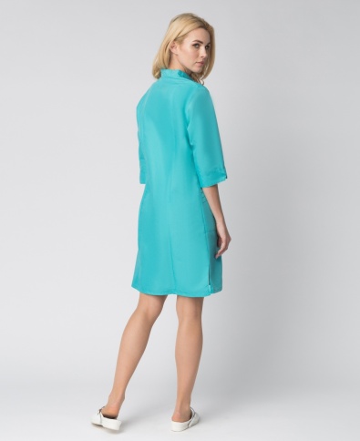 Халат женский Лира (тк.ТиСи), бирюзовый фото 2