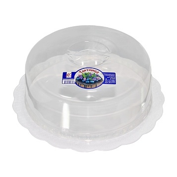 Тортница пластик 36см фото 1