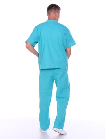 Костюм хирурга Бязь Гост (изумруд) фото 2