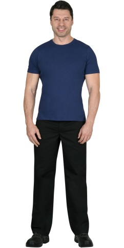 Футболка темно-синяя 160г/м2 фото 1