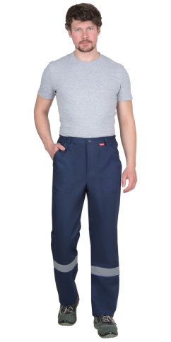 Костюм СИРИУС-МАСТЕР куртка, брюки, тёмно-синий с васильковым и СОП фото 4