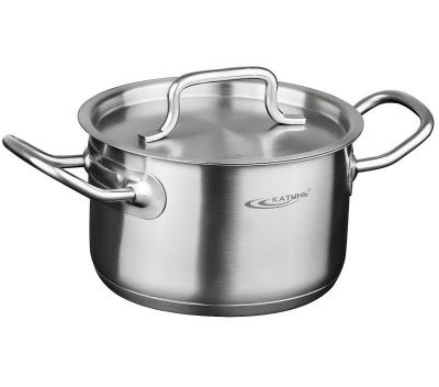 Кастрюля  2,0л (d16см; h10см) [ОБЩЕПИТ-ШЕФ] металл.кр. ТРС фото 1