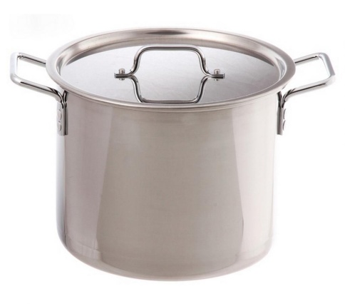 Котел 40,0л (d40см; h35,5см) Высокий [ОБЩЕПИТ] Сварной. Клепаные ручки фото 1