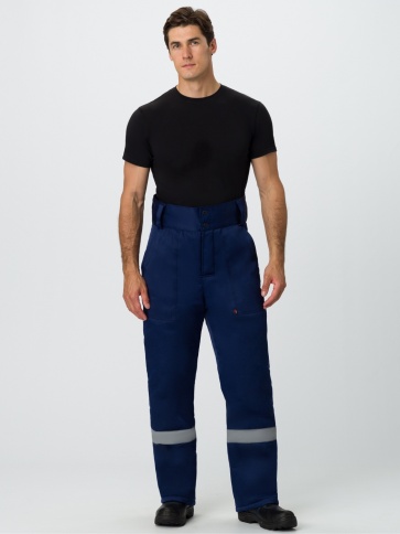 Брюки зимние Экспертный-Люкс (тк.Смесовая,210), т.синий фото 1