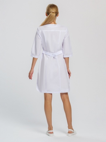 Халат женский Орхидея (тк.ТиСи), белый фото 2