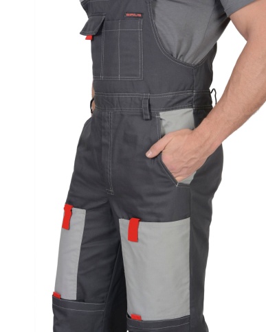 Костюм СИРИУС-ФАВОРИТ куртка, п/к т.серый со св.серым фото 4