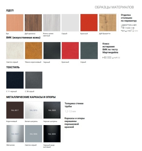 Стол 2-местный нерегулируемый  фото 2