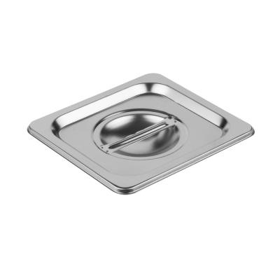 Крышка 1/6 для гастроемкости нерж фото 1