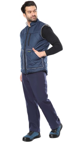 Жилет СИРИУС-ЕВРОПА удлиненный (на подкладке флис) синий фото 2