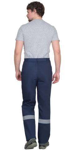 Костюм СИРИУС-МАСТЕР куртка, брюки, тёмно-синий с васильковым и СОП фото 5