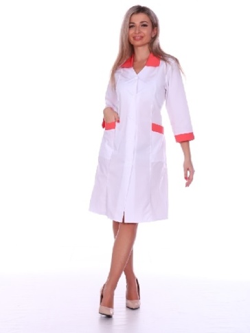 Халат тиси Ева отделка коралл фото 1