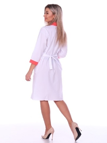 Халат тиси Ева отделка коралл фото 3