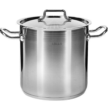 Кастрюля 20,0 л 30 см с крышкой ARIAN нерж.ст MB 1х1 фото 1