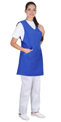 Фартук СИРИУС-ФЛЁР васильковый фото 1