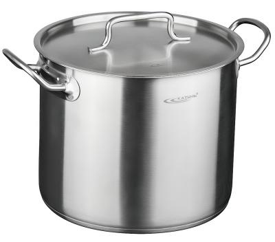 Кастрюля  9,0л (d24см; h20см) [ОБЩЕПИТ-ШЕФ] металл.кр. ТРС фото 1