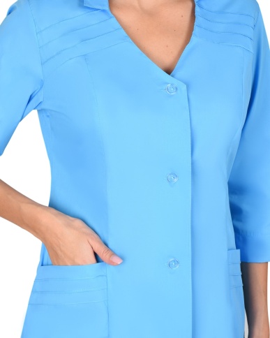 Халат СИРИУС-ЛИМА женский голубой фото 3