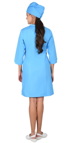 Халат СИРИУС-ЛИМА женский голубой фото 2