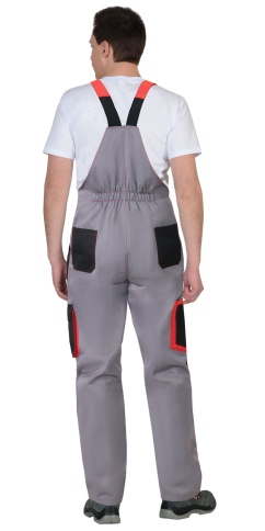 Полукомбинезон СИРИУС-CROWN серый с черным и красным фото 2