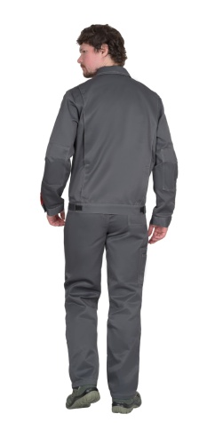 Костюм СИРИУС-ФАВОРИТ куртка, брюки т.серый со св.серым фото 2